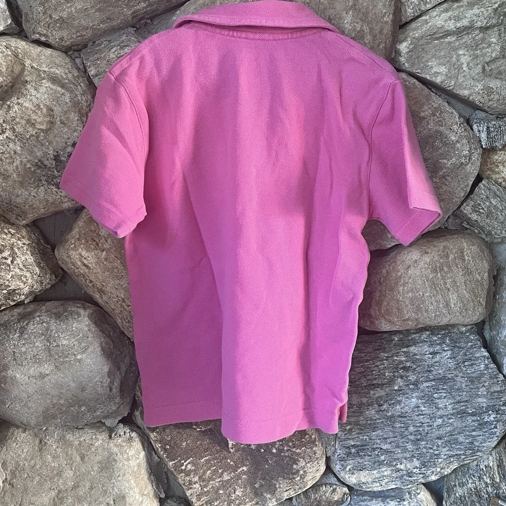 lilly‎ pulitzer Boys Polo 4/5 Small Pink Polo Shirt Embroidered